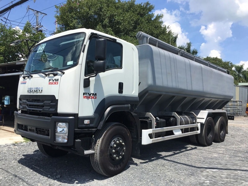 xe bồn chở cám Isuzu FVM34TE4