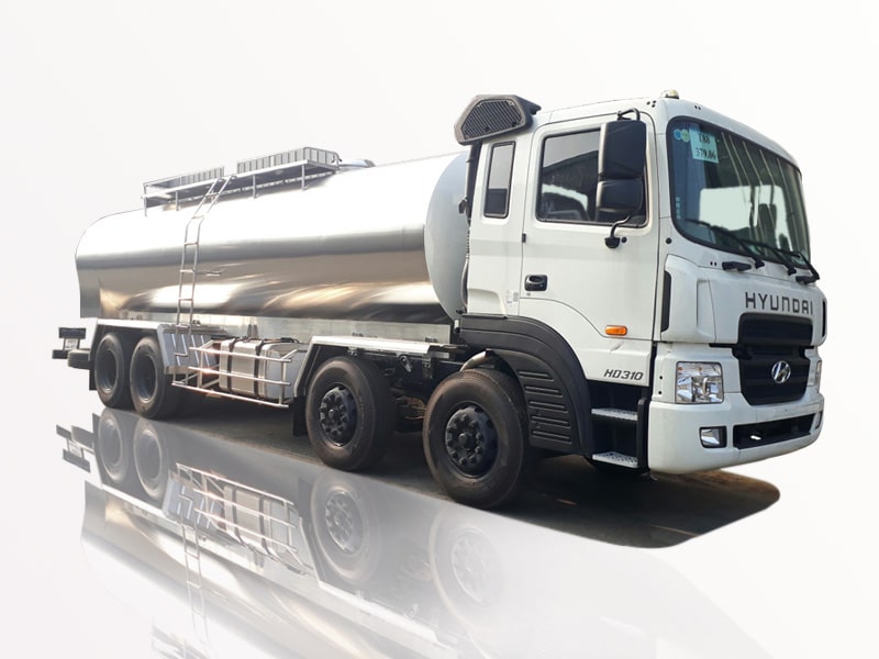 xe bồn chở sữa hyundai hd310