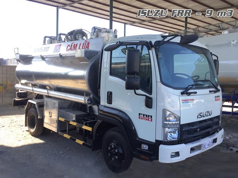 xe bồn chở xăng dầu Isuzu FRR90HE4